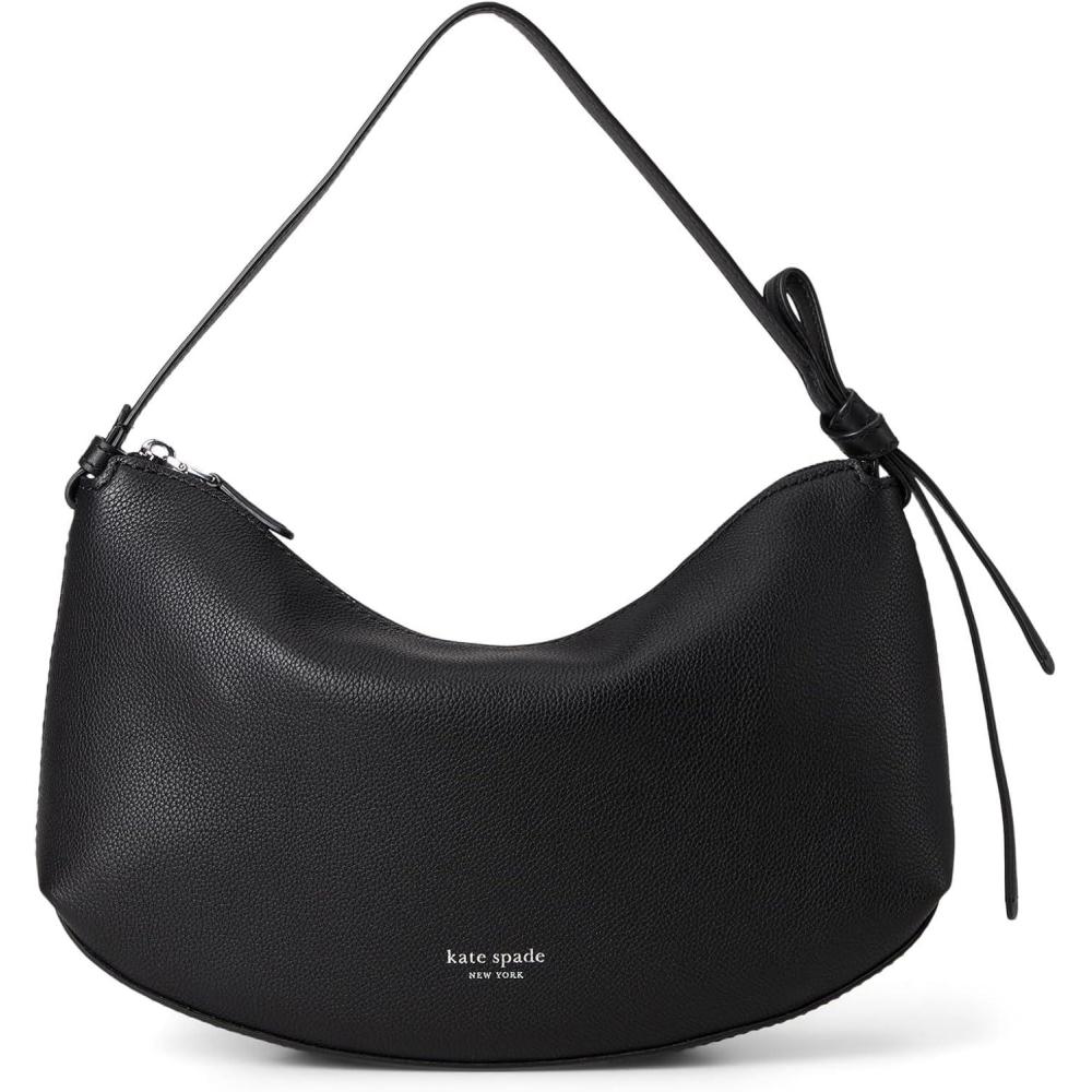 imagekate spade new york Loop Pebbled Leather ShoulderBlack