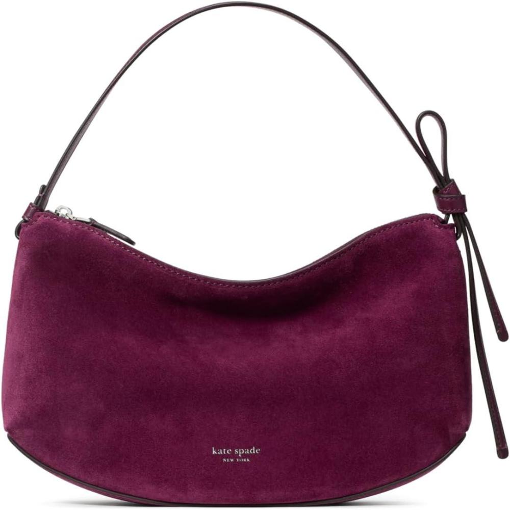 imagekate spade new york Loop Pebbled Leather ShoulderPurple Agate Suede