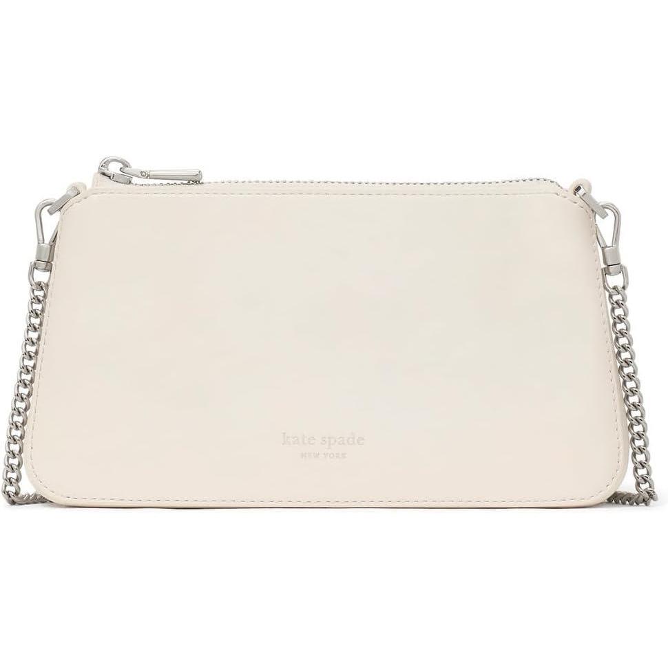 imagekate spade new york womens Grace Fine Grain Leather PochetteCream