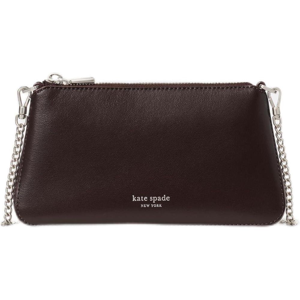 imagekate spade new york womens Grace Fine Grain Leather PochetteHot Fudge