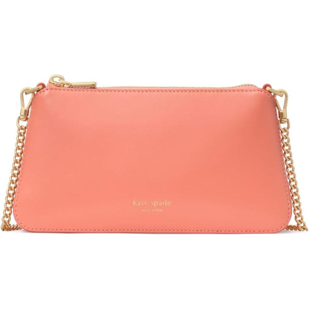 imagekate spade new york womens Grace Fine Grain Leather PochettePink Moon