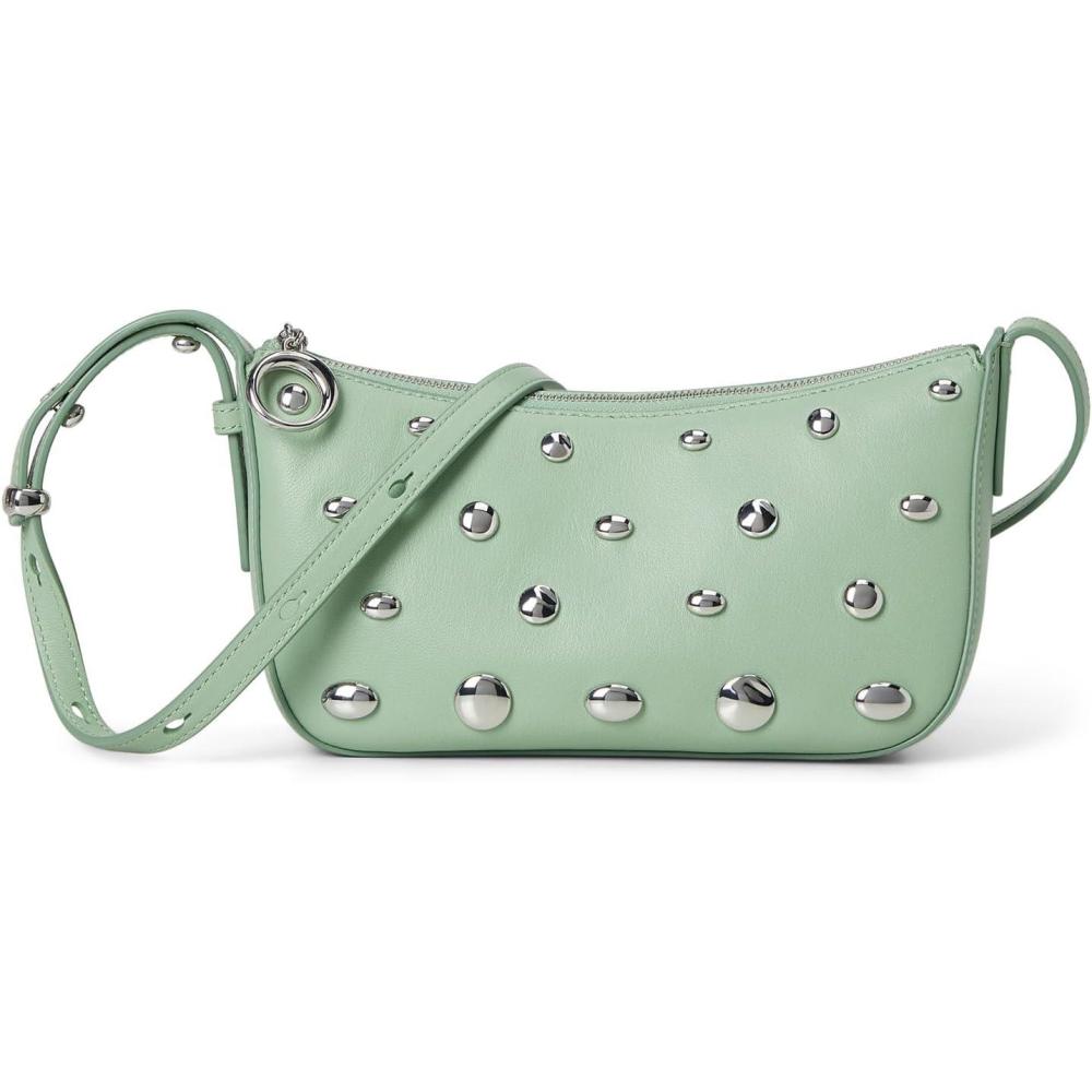 imagekate spade new york womens Halo Glazed Leather CrossbodyCrisp Sage