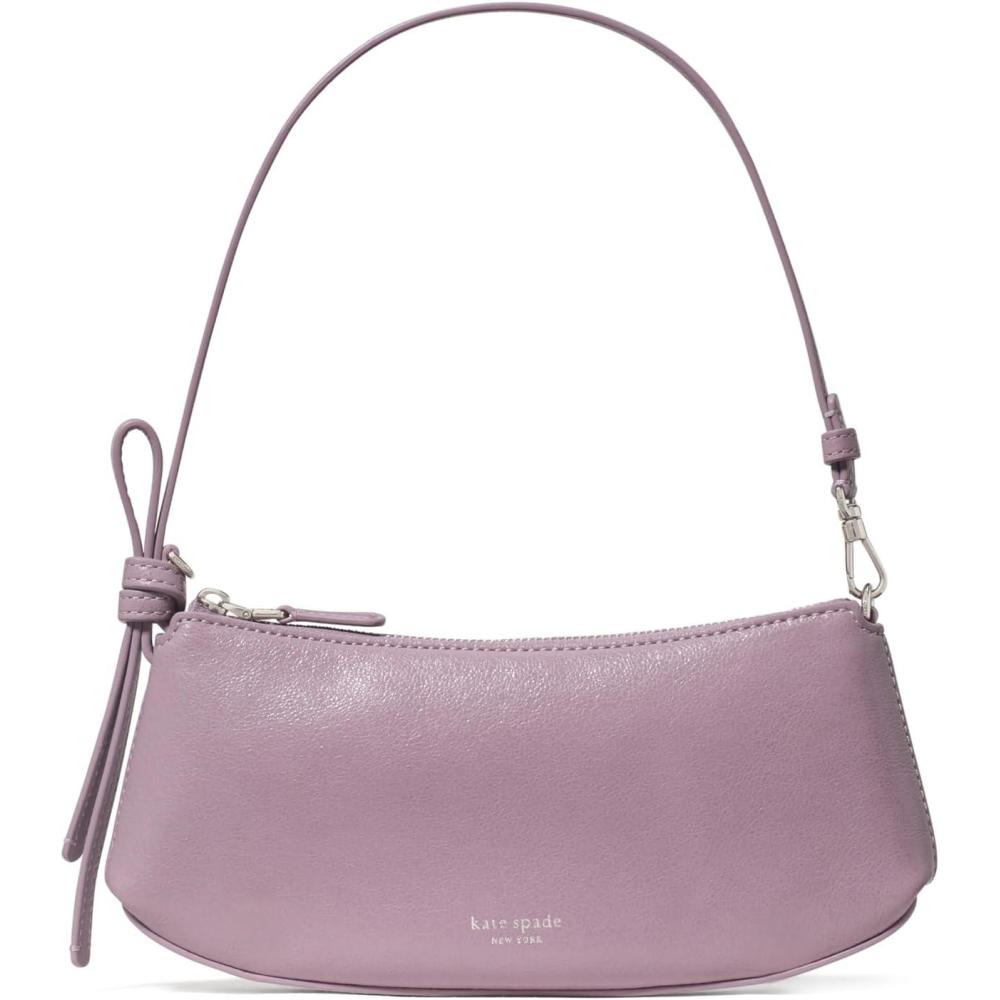 imagekate spade new york womens Loop Pebbled Leather PochetteGlazed Market Purple