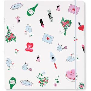 Kate Spade New York Wedding Planning Book and Organizer, Wedding Binder with Pages for To-Do Lists, Notes, Budgeting, Invitations, Growing Tulips(Wedding Cake Toss)