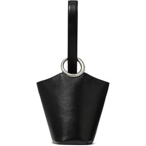 Kate Spade New York Womens Halo Fine Grain Leather Mini Bucket(Black)