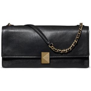 kate spade new york Deco Fine Grain Leather Soft Shoulder(Black)