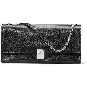 kate spade new york Deco Fine Grain Leather Soft Shoulder(Glazed Black)