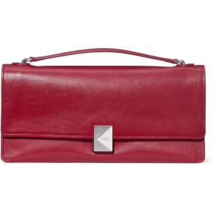 kate spade new york Deco Fine Grain Leather Soft Shoulder(Red Jam)