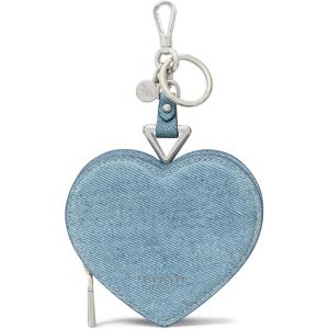 kate spade new york Liv Smooth Leather Heart Coin Purse(Denim Blue Multi)