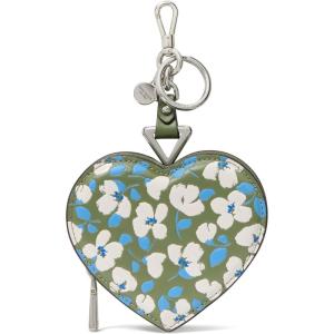 kate spade new york Liv Smooth Leather Heart Coin Purse(Floral Cedar Stand)