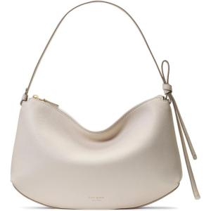 kate spade new york Loop Pebbled Leather Large Shoulder Bag(Cashew Milk)