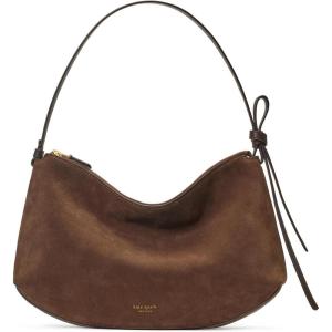 kate spade new york Loop Pebbled Leather Large Shoulder Bag(Hot Fudge Suede)