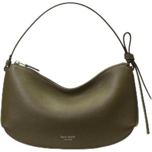 kate spade new york Loop Pebbled Leather Shoulder(Seaweed)