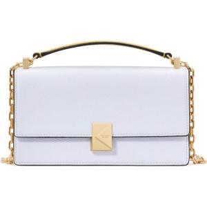 kate spade new york womens Deco Mini Leather Flap Chain Crossbody(Pale Sapphirine Multi)