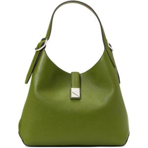 kate spade new york womens Deco Pebbled Leather Crossbody Tote(Jungle Vine)