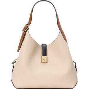 kate spade new york womens Deco Pebbled Leather Crossbody Tote(Milk Glass Multi)