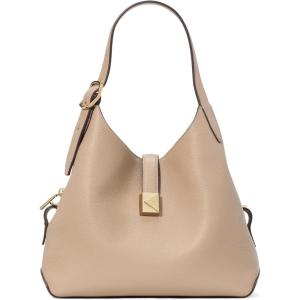 kate spade new york womens Deco Pebbled Leather Crossbody Tote(Timeless Taupe)