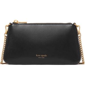 kate spade new york womens Grace Fine Grain Leather Pochette(Black)