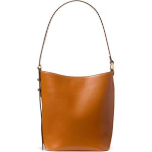 kate spade new york womens Halo Fine Grain Leather Bucket(Baked Amber)