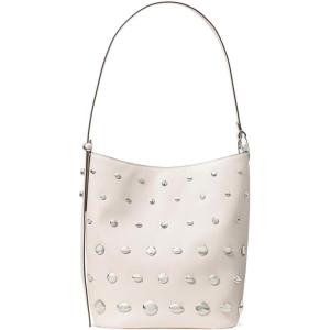 kate spade new york womens Halo Fine Grain Leather Large Bucket(Studded Cream)