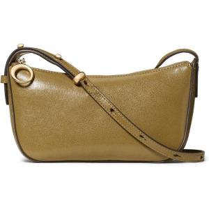 kate spade new york womens Halo Glazed Leather Crossbody(Glazed Dried Thyme)