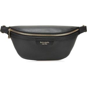kate spade new york womens Hudson Pebbled Leather Belt Bag(Black)