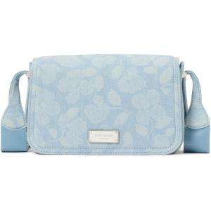 kate spade new york womens Liv Small Flap Crossbody(Denim Blue Multi)