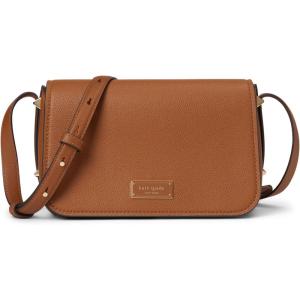 kate spade new york womens Liv Small Flap Crossbody(Pebbled Leather Cavern Clay)