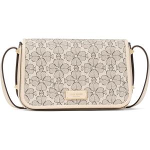 kate spade new york womens Liv Small Flap Crossbody(Spade Flower Neutral Multi)