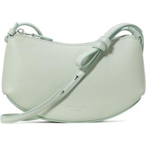 kate spade new york womens Loop Pebbled Leather Crossbody(Mint Frosting)