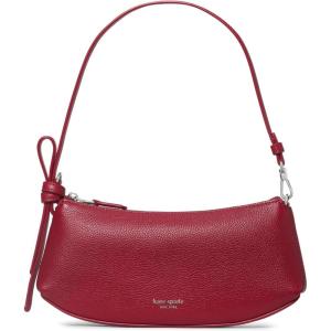 kate spade new york womens Loop Pebbled Leather Pochette(Red Jam)