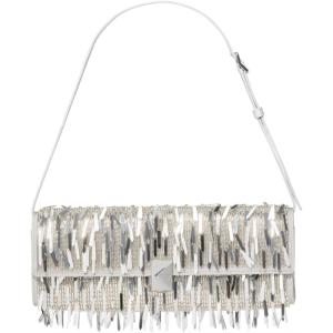 kate spade new york womens Novelty 3d Crossbody Bag(Silver Embellished Fringe)