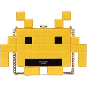 kate spade new york womens Novelty 3d Crossbody Bag(Yellow Multi Space Invaders Alien)