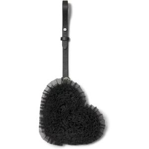 kate spade new york womens Novelty Bag Charm(Black Tulle Heart)