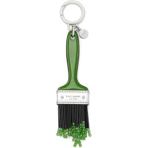 kate spade new york womens Novelty Bag Charm(Ks Green Shiney Metallic Paint Brush)
