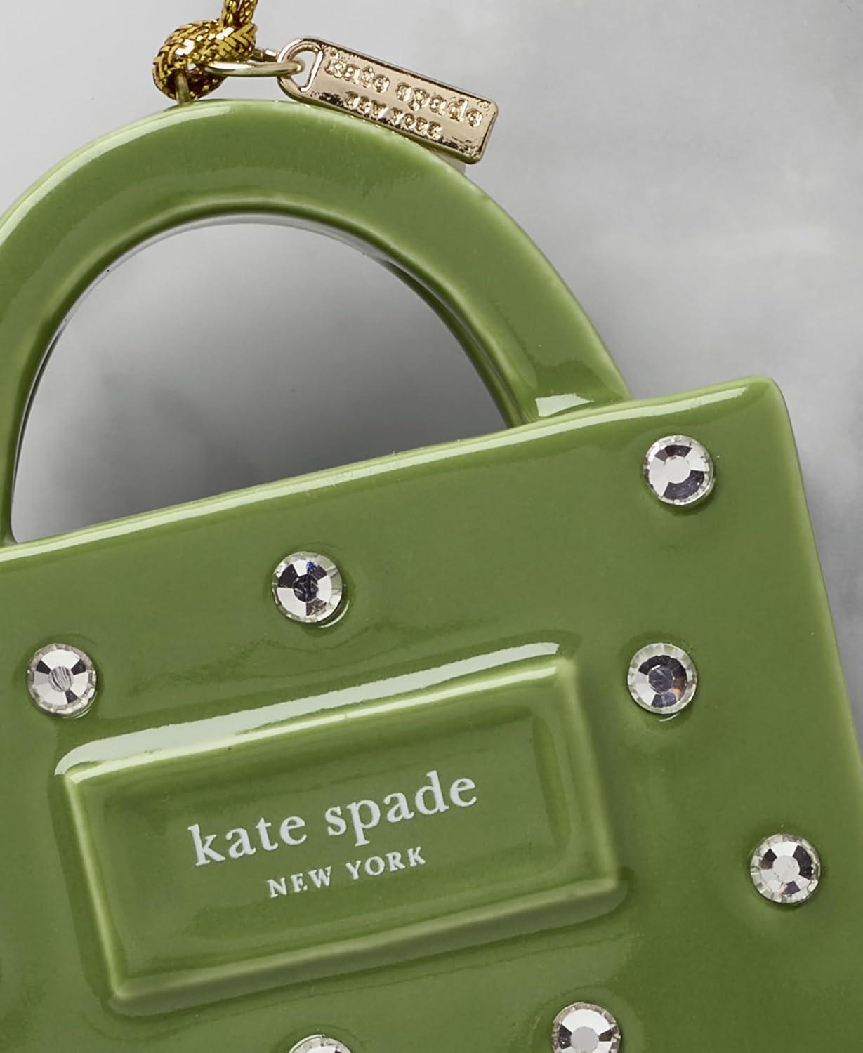 imagekate spade new york Be Jolly Icon Sam Bag Ornament Christmas Holiday Decorations