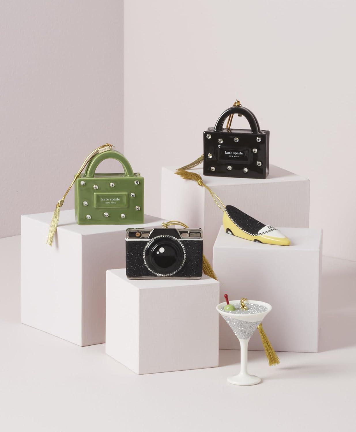 imagekate spade new york Be Jolly Icon Sam Bag Ornament Christmas Holiday Decorations