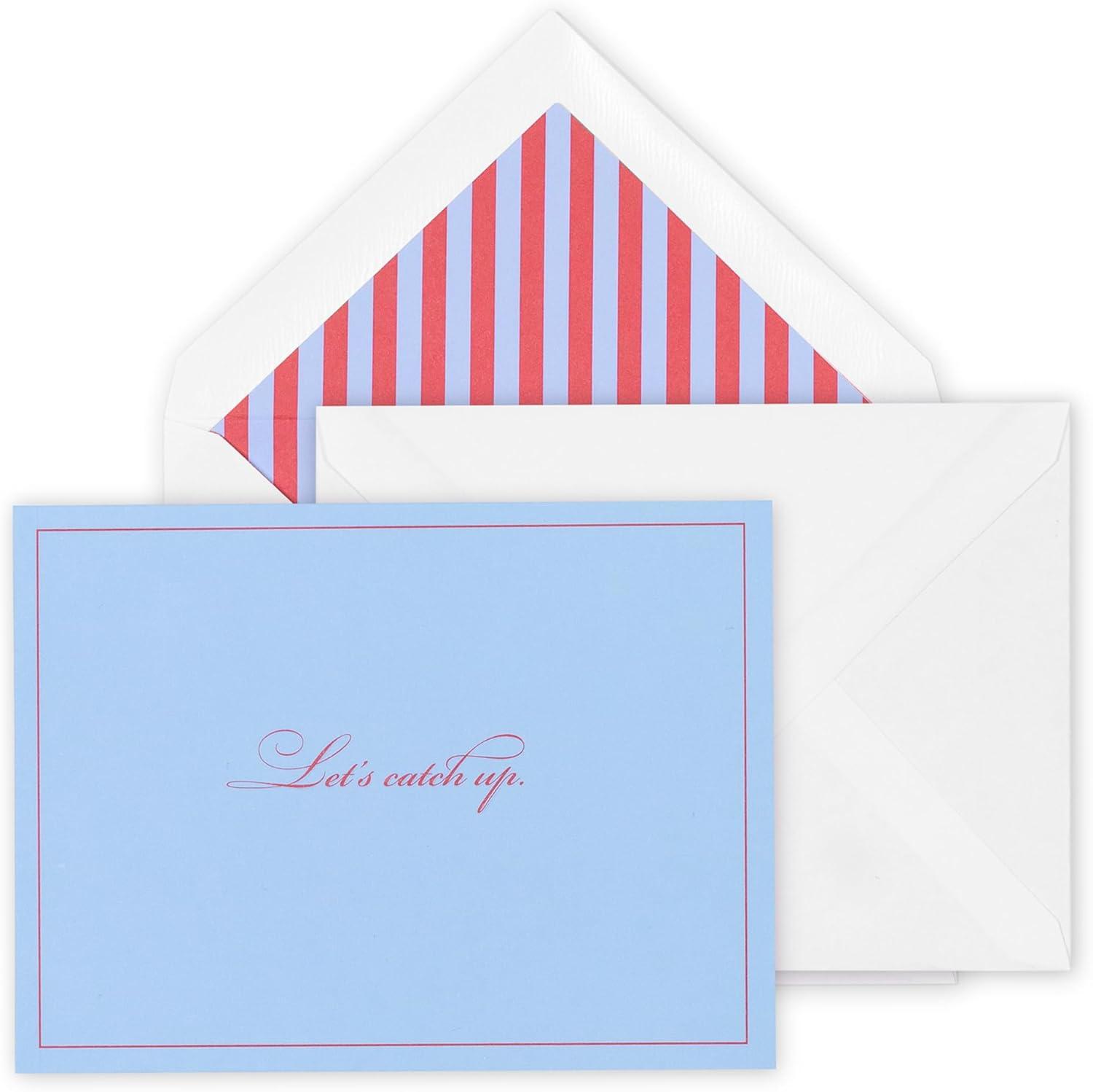 imagekate spade new york Blank Assorted Notecard Set Stationery Set with 16 Cards and Envelopes All Occasion Notecards Hey There