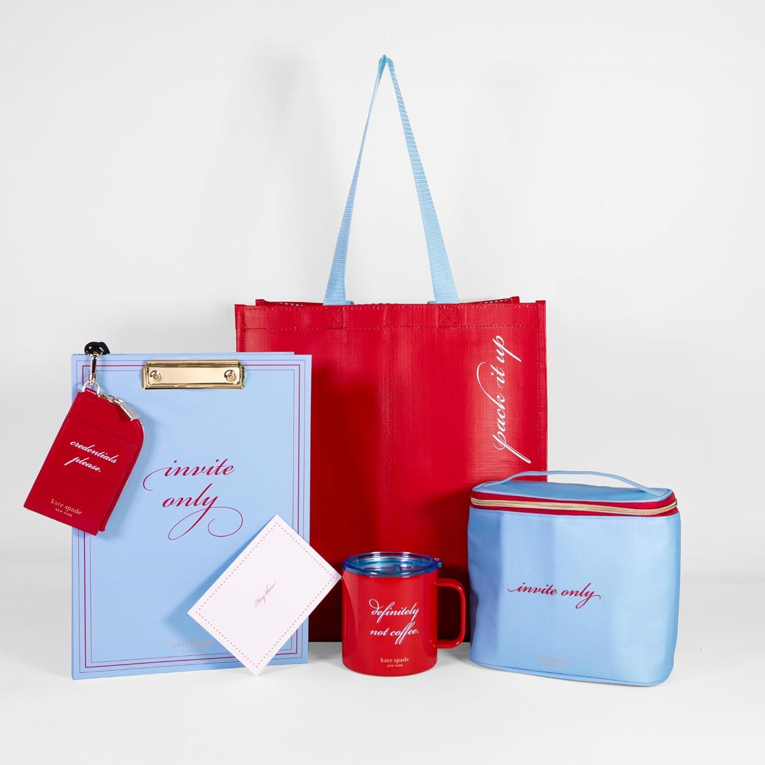 imagekate spade new york Blank Assorted Notecard Set Stationery Set with 16 Cards and Envelopes All Occasion Notecards Hey There