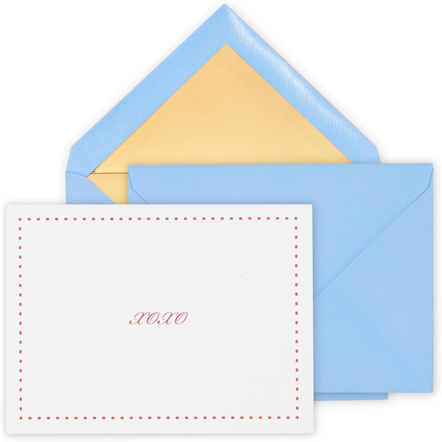 imagekate spade new york Blank Assorted Notecard Set Stationery Set with 16 Cards and Envelopes All Occasion Notecards Hey There