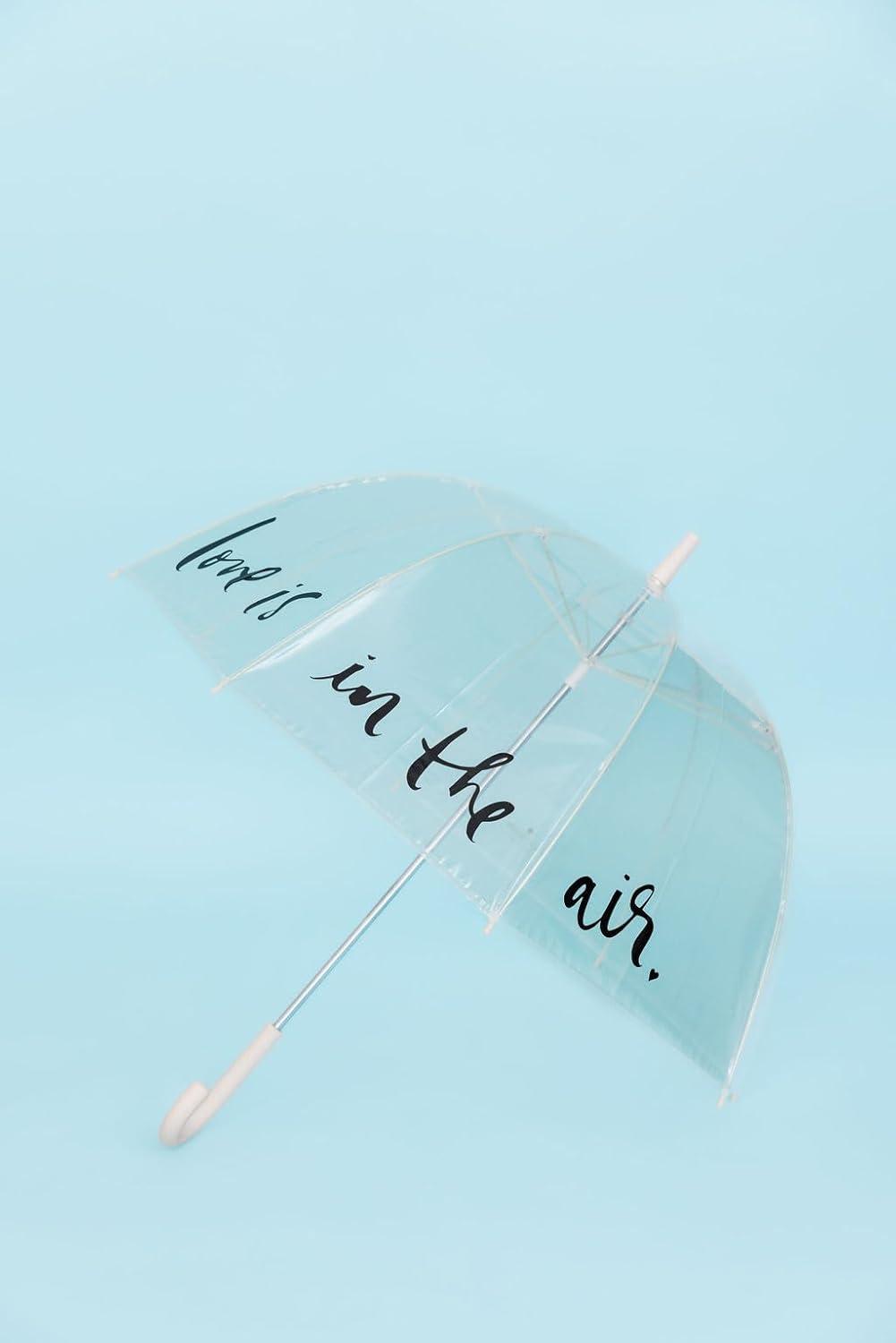 imagekate spade new york Clear Umbrella for Rain Large Bubble Umbrella for Weddings Love Is In The Air