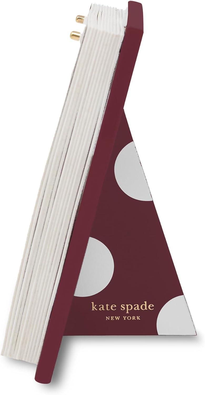 imagekate spade new york Small Desk Calendar 2026 Monthly Desktop Calendar Dated January 2026 December 2026 Acrylic Stand 375 x 475 Julie Dot