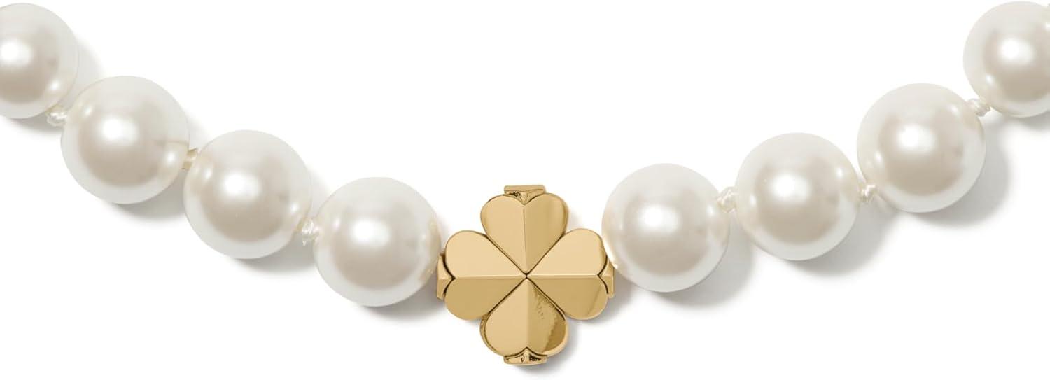 imagekate spade new york Spade Flower Pearl Short Necklace