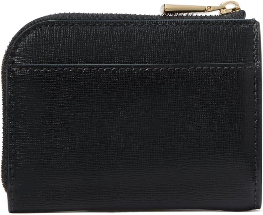 imagekate spade new york Womens Devin Saffiano Leather Zip Card Case Black
