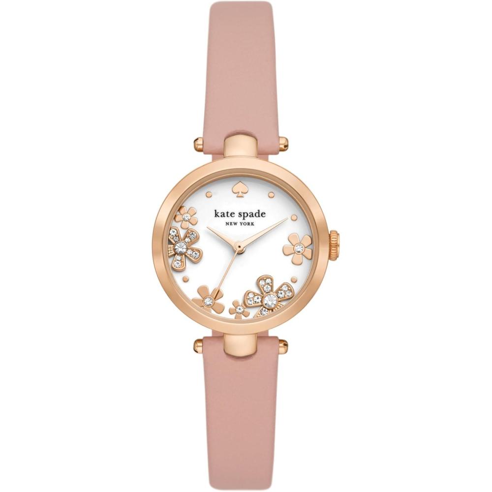 imageKate Spade New York Holland Womens Watch with Stainless Steel Bracelet or Leather BandRose GoldPink
