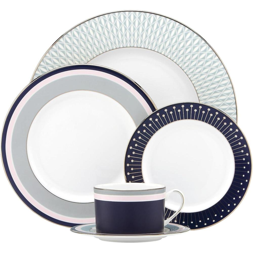 imageKate Spade New York Mercer Drive 5Piece Place Setting 415 LB Multi5Piece Place Setting