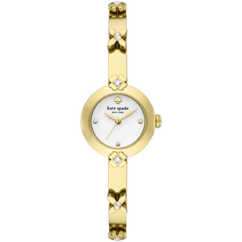 imageKate Spade New York Monroe JewelryInspired Womens Watch with Stainless Steel BraceletGold