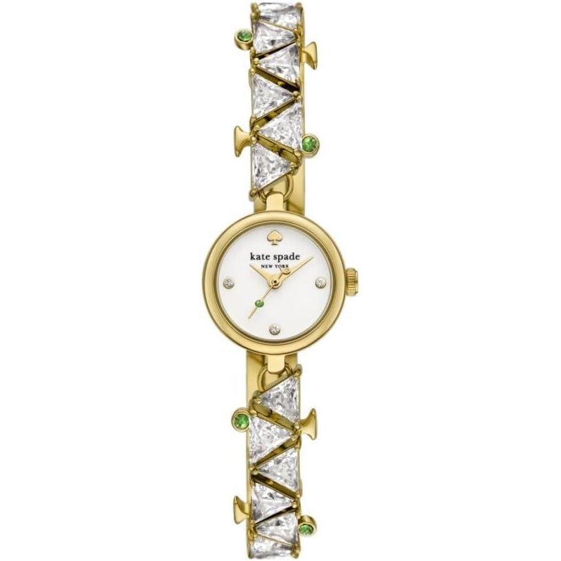 imageKate Spade New York Monroe JewelryInspired Womens Watch with Stainless Steel BraceletGold Martini