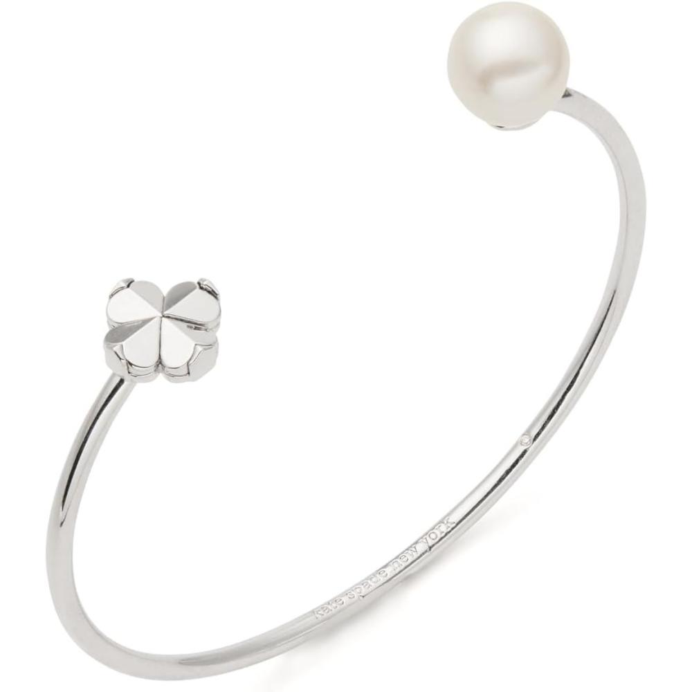 imageKate Spade New York Pearl Cuff BraceletWhiteSilver