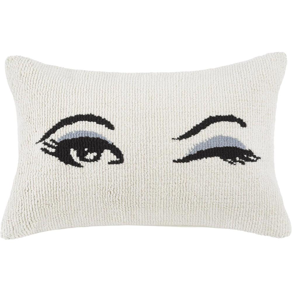 imageKate Spade New York Sorry Not Sorry Reversible Decorative Pillow 18quot x 18quot Throw Pillow for Bed or Sofa Cotton and Linen Cover RedWhite